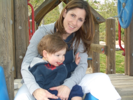 Dallas & Mommy at the park