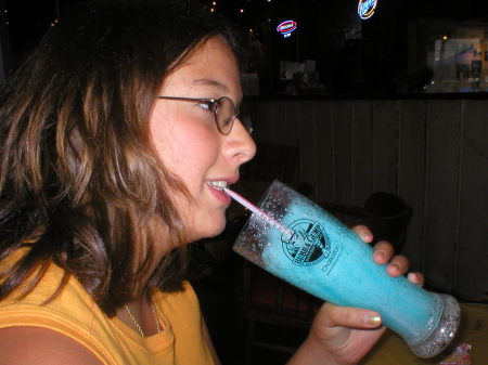 My little love (Shalene) at Bubba Gump. South Carolina