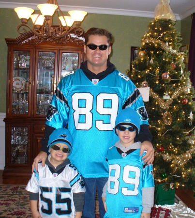Me and my boys Dylan & Zackary - Ready for Some Football!