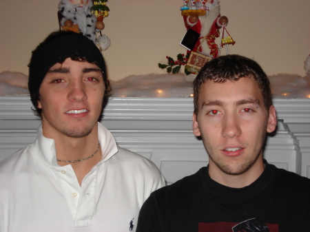 our sons Ben (20)  Grant (23)