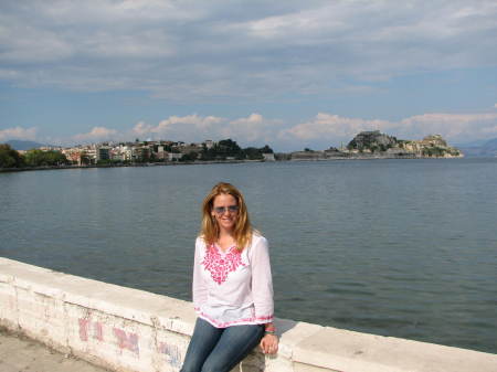 On the water at home in Corfu