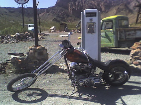My bike in Nelson Nevada