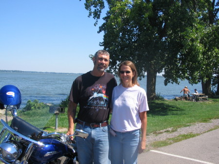 Me and my wife at Indian Lake Ohio