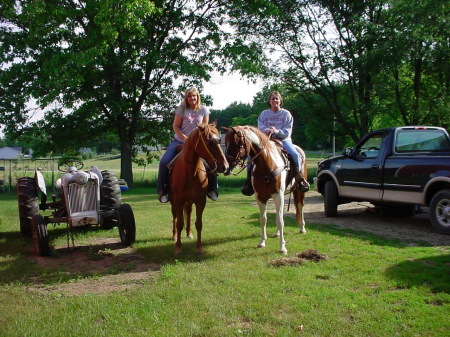 My friend Ladonna and I out for a ride.