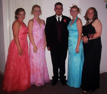 Trey and friends at Prom '05