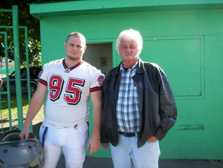 Robbie and Grandpa Oct. 2006