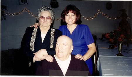 Chris and parents, Dec 2004