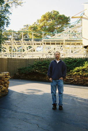 Me and the Georgia Cyclone at Six Flags