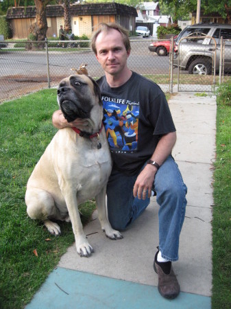 Me and Winston, my English Mastiff