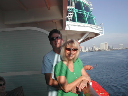 Mike & I on Cruise.