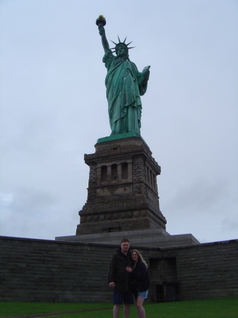 Shelly and I with Lady Liberty