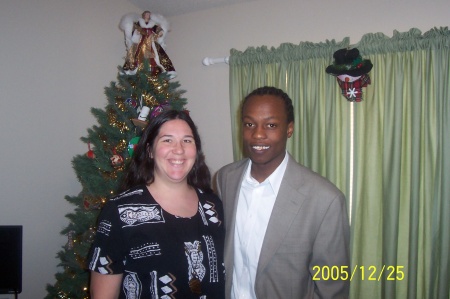 Hubby and I at Christmas 2005