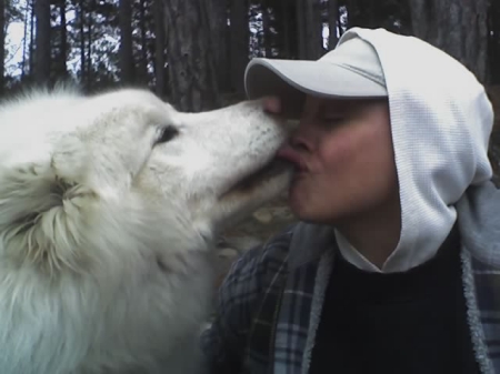 Me and Pink-My Arctic Wolf