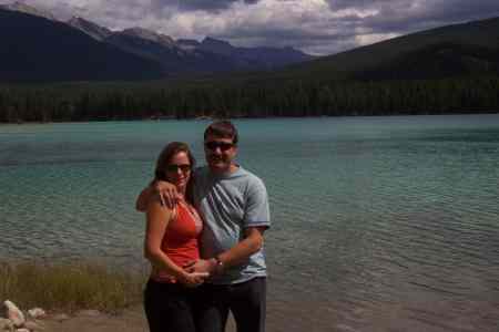 At the cabin at Lake Edith, Jasper