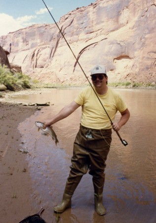 trout fishing at Lees Ferry AZ
