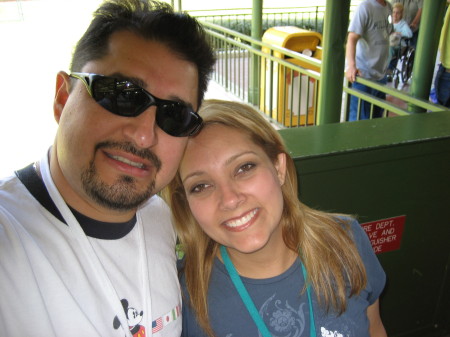 me and my wife in orlando, fl