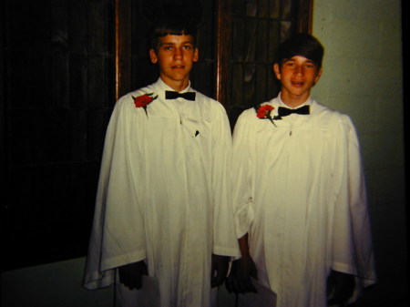 Craig Olson and me at Confirmation