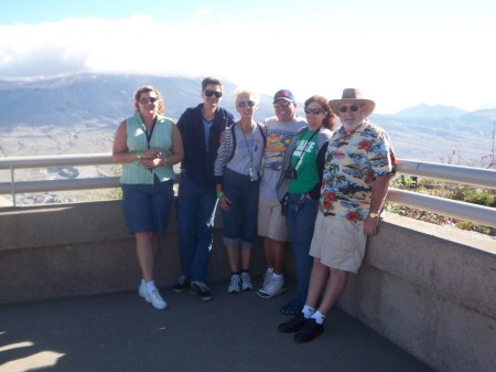 My friends & I at Mt St. Helens