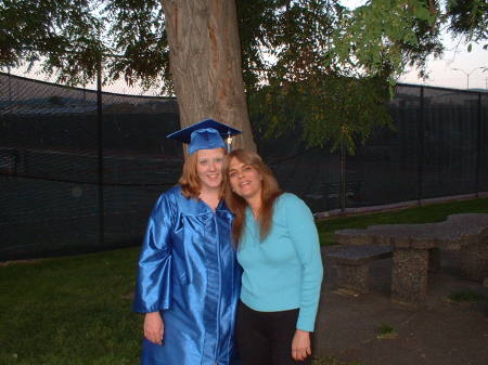 My beautiful daughter and I at her graduation