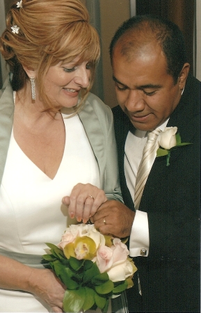 Rogelio and I wedding Oct 06 he is from Mexico City