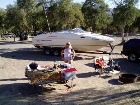 Camping at Lake Piru, Ca.