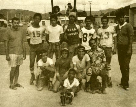 Equipo Rolaccion de Caguas (Black Panthers) varones, 1973
