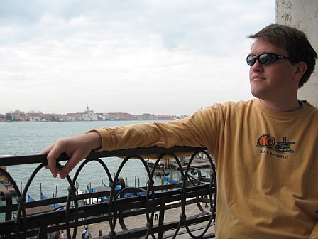 Joe in Venice, Italy (February 2007)