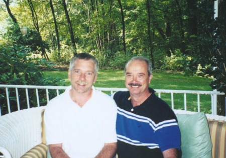My brother Paul (left) and Milt