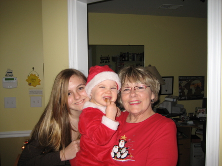 Kayla, Gabryela and Merrie Christmas 2007