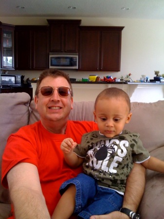 Me and my Grandson Christian