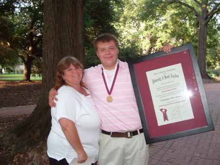 Mom & Chris after graduation
