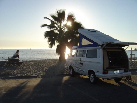 surf van an wife in 08 at the beach