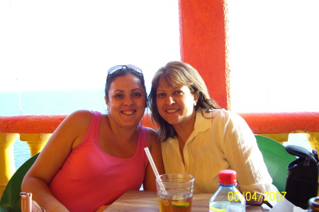 Me and my little sister in Mexico