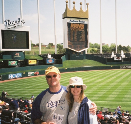 KC Royals game  April 2006