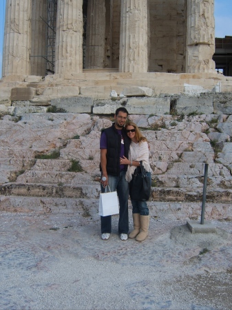 Chris and I in Athens