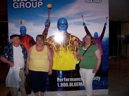 Blue man group in vegas