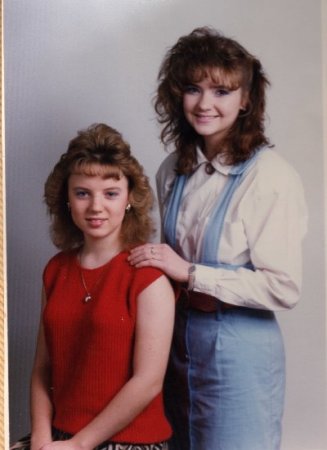 Jeanine Ballew & me 1987