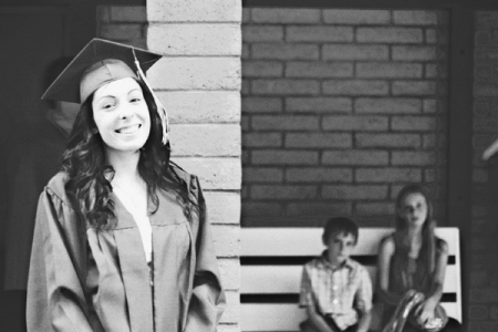 Allison at graduation