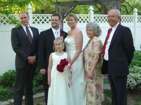 April 2006- Brenda's wedding, family photo