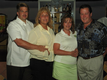 John, Becky, Sandy & Thad in Jamacia Baby