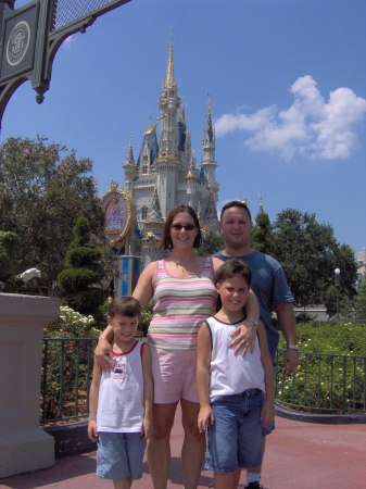 The family at Disney World
