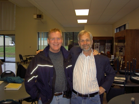 Me (on left) and a co-worker at the USBB Academy Mar 2006