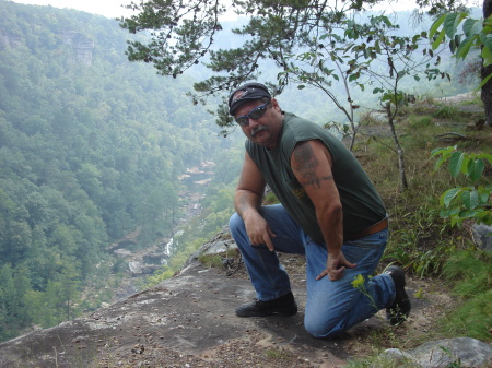 Fred at the little grand canyon in Alabama