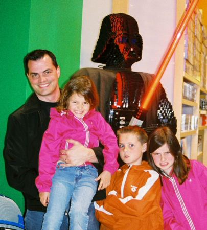 darth and the kids