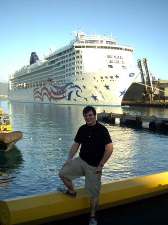 my grandson and the ship that he works on