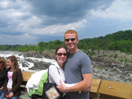 Heather and I at Great Falls, VA