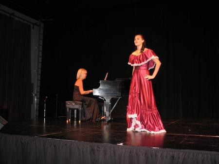 My oldest daughter singing at the Kravis Center in West Palm Beach