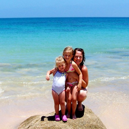 Me and my girls in Baja