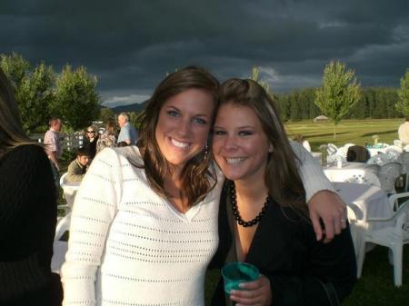 Schae & Jenna daughters at a wedding