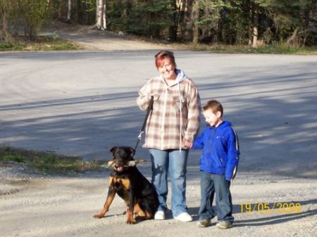 Shelly, Cameron and Dozer